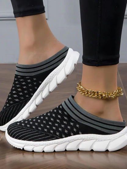 Breathable Mesh Slip-On Sneakers 