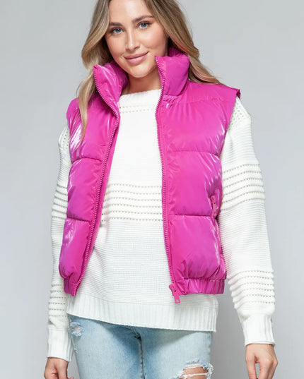 Snobbish Fine Fur Lining Quilted Vest