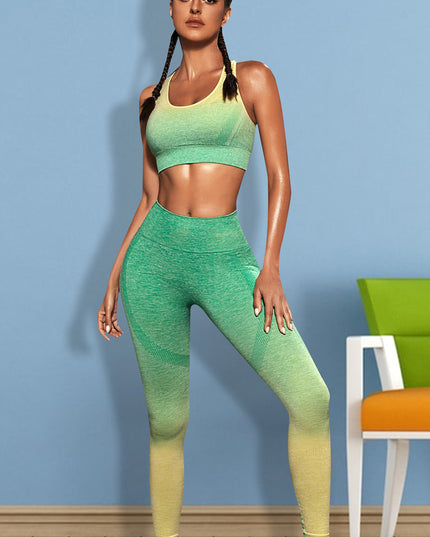Gradient Sports Tank and Leggings Set 