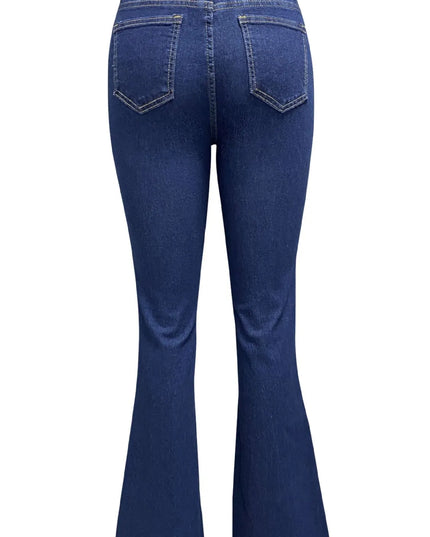 Flare Jeans with Pockets 