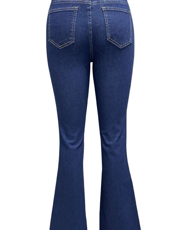 Flare Jeans with Pockets 