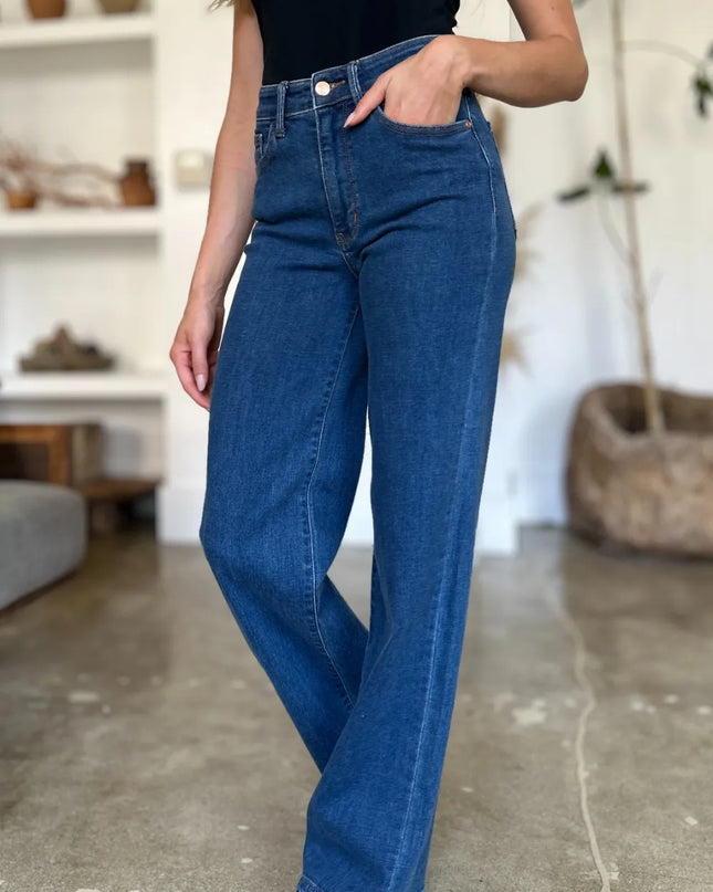 Judy Blue Full Size High Rise Straight Jeans