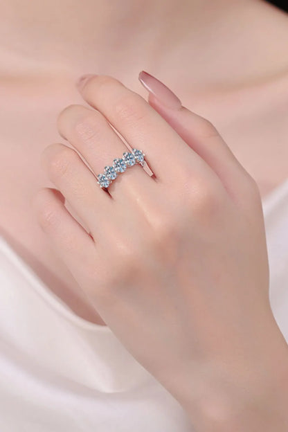 2.5 Carat Moissanite 925 Sterling Silver Ring 