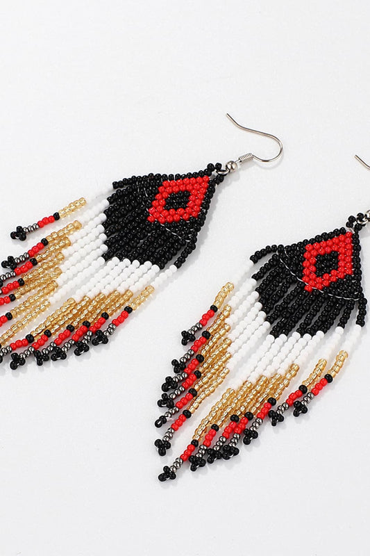 Beaded Dangle Earrings 