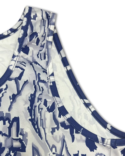 Printed Sleeveless Midi Dress 