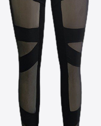 Spliced Mesh Leggings 