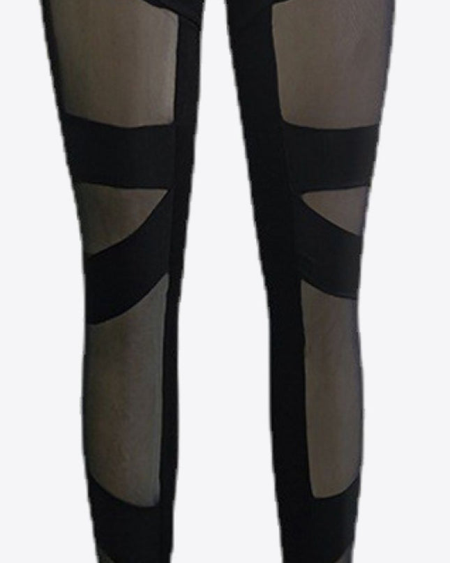 Spliced Mesh Leggings 