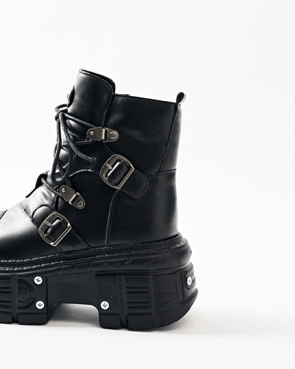 Lace Up Platform Boots