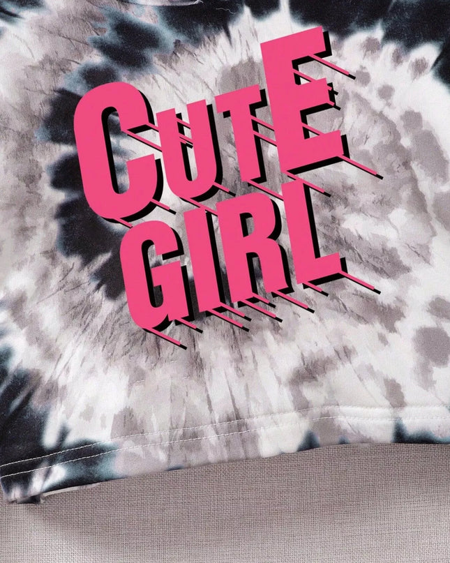 Children's Tie-Dye Hoodie & Pants Set