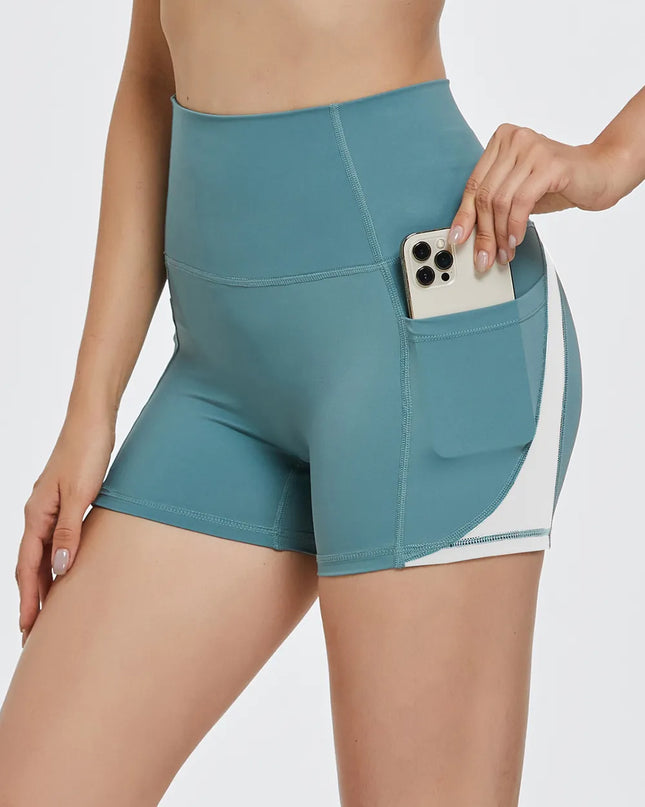 High Waist Active Shorts 