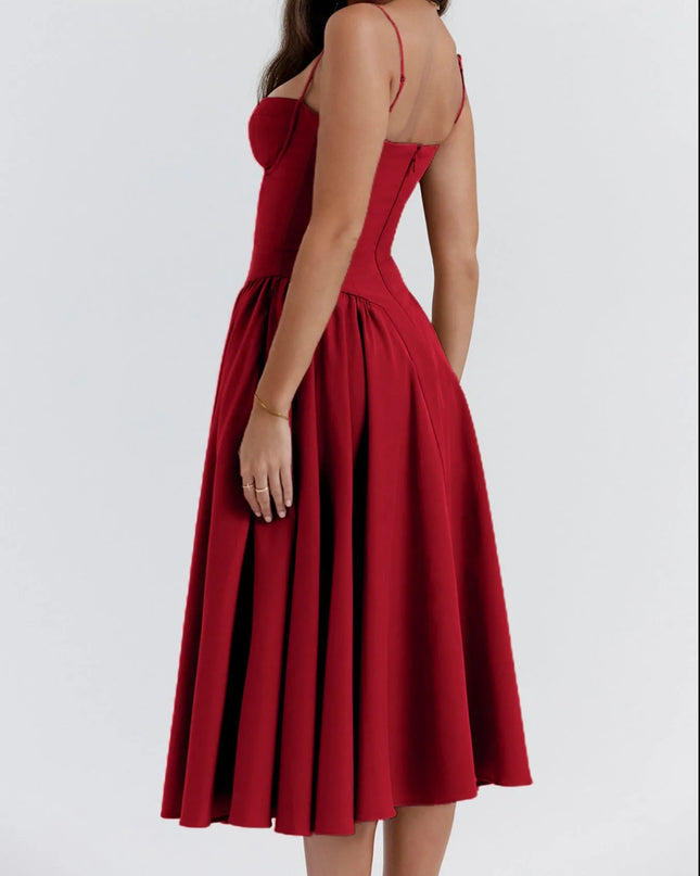 Ruched Sweetheart Neck Cami Dress