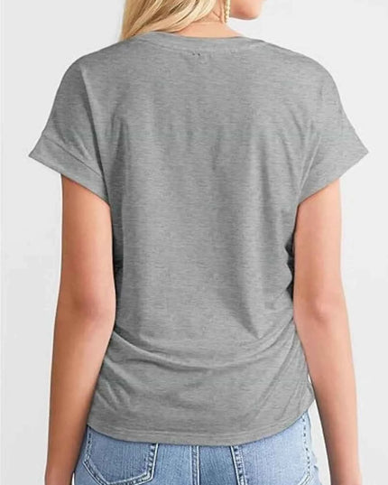 Round Neck Short Sleeve T-Shirt