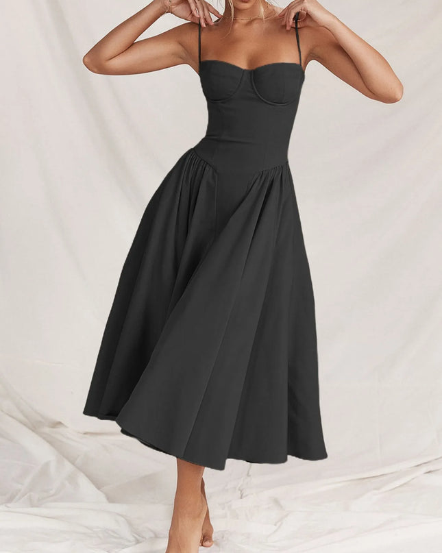 Ruched Sweetheart Neck Cami Dress