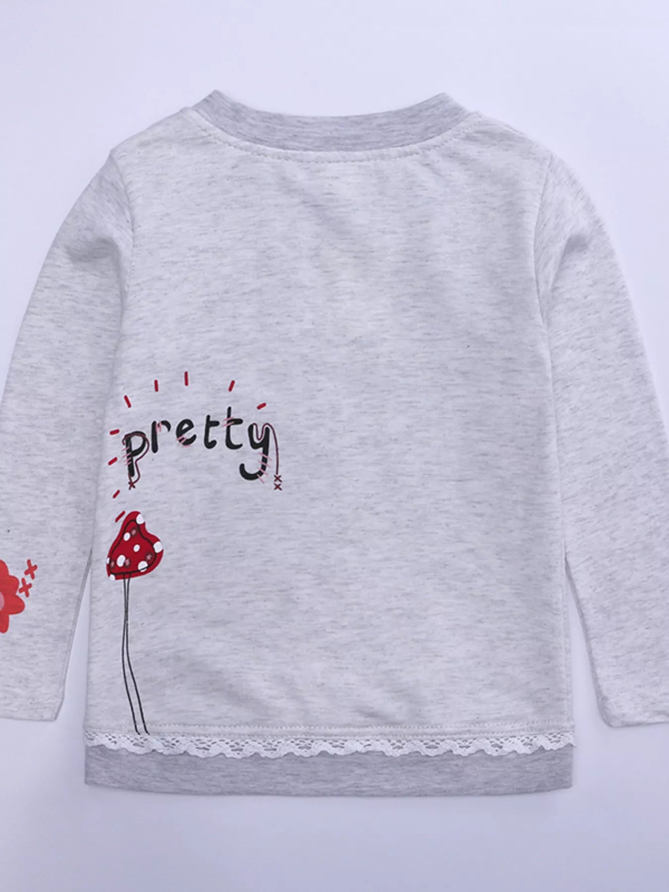 Children's Round Neck Top and Jeans Set