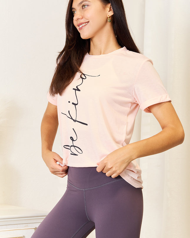 Simply Love BE KIND Graphic Round Neck T-Shirt