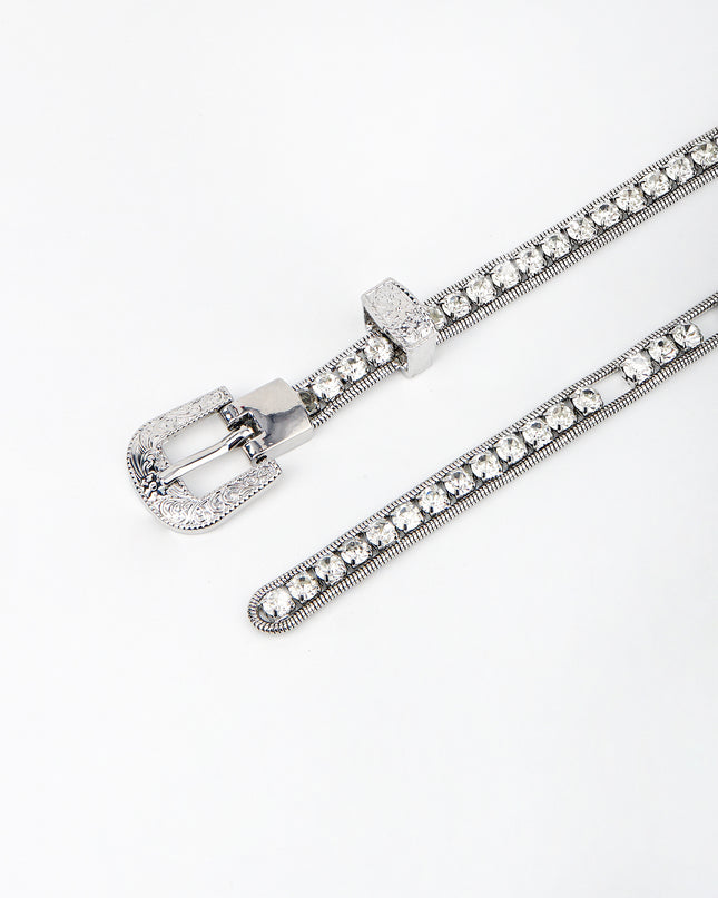Rhinestone Metal Belt