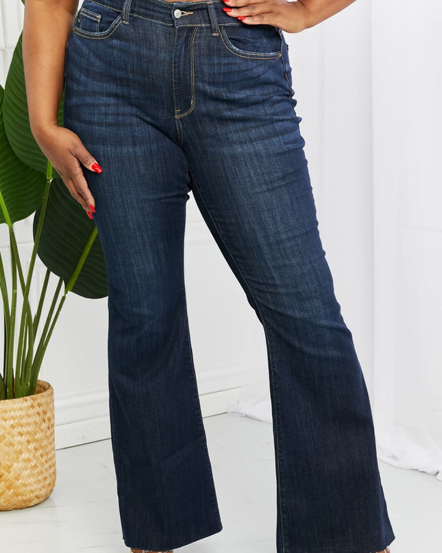 Judy Blue Full Size High Rise Flare Jeans
