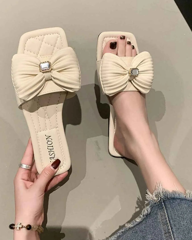 Bow-Knot Flat Sandals