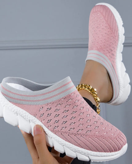 Breathable Mesh Slip-On Sneakers 
