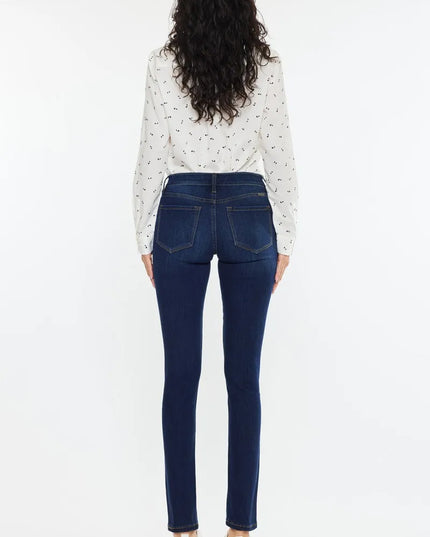 Kancan Mid Rise Super Skinny Jeans 