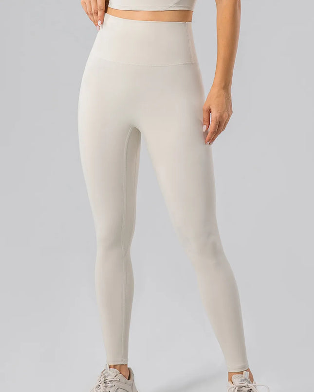 High Waist Wide Waistband Active Leggings 