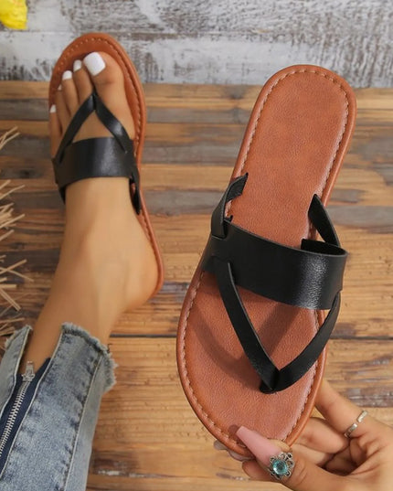 Toe Post Flats Sandals 