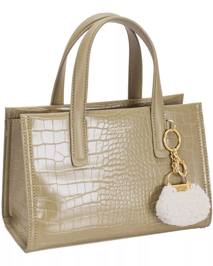 David Jones Crocodile Pattern Handbag
