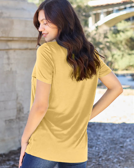 Basic Bae Bamboo Full Size V-Neck Short Sleeve T-Shirt