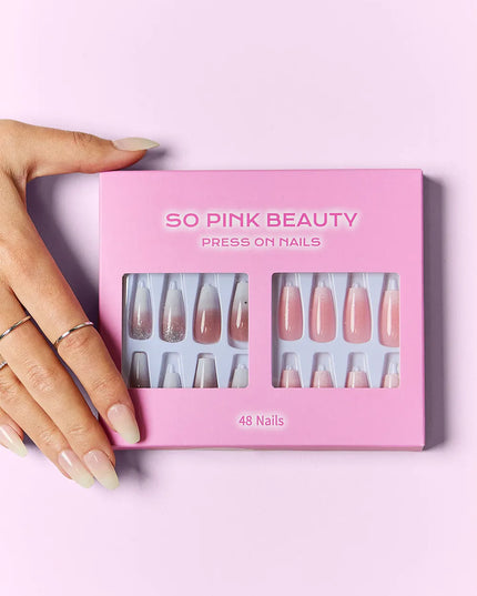 SO PINK BEAUTY Press On Nails 2 Packs 
