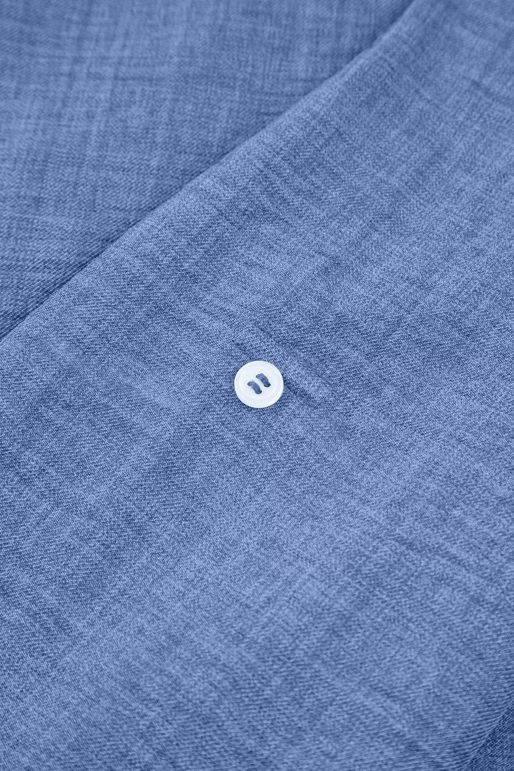 Casual Roll-Up Sleeve Notched Blouse