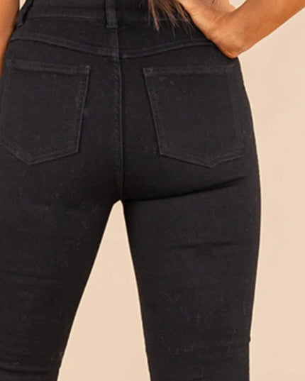 Full Size High-Waisted Flare Jeans Plus Size