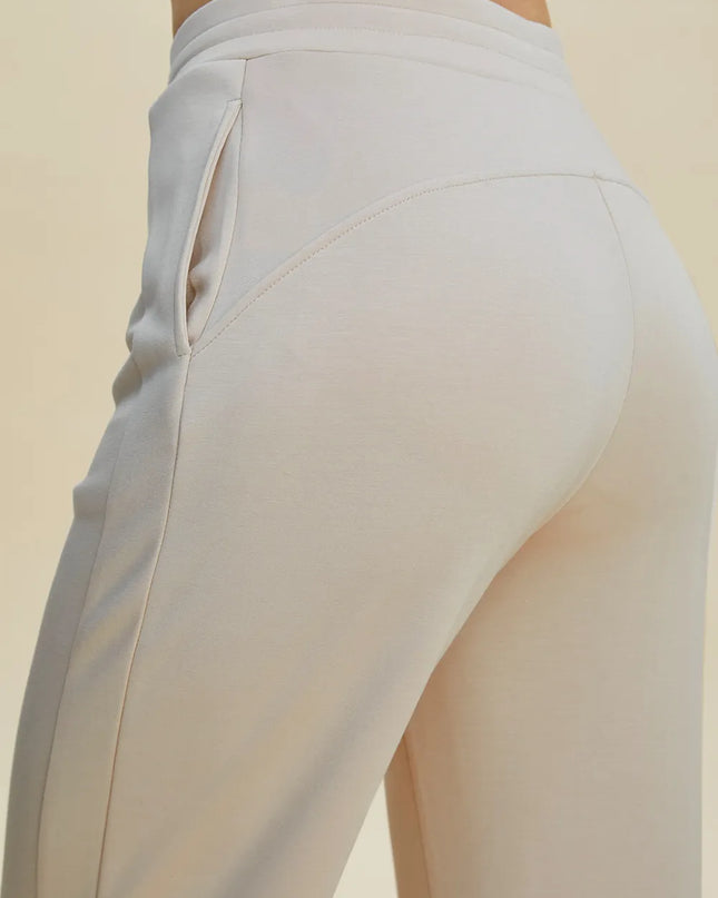 Basic Bae Full Size Air Scuba Drawstring High Waist Cropped Pants