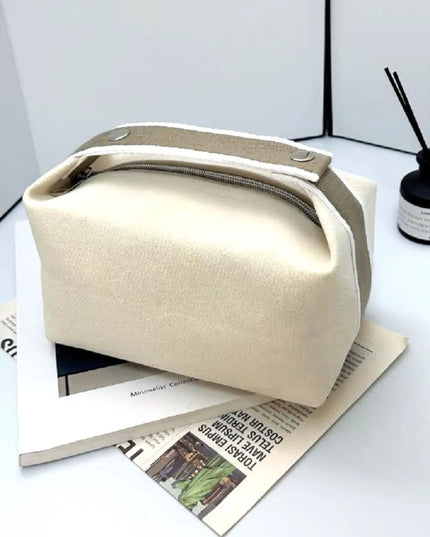 Zenana Waterproof Canvas Travel Cosmetic Bag