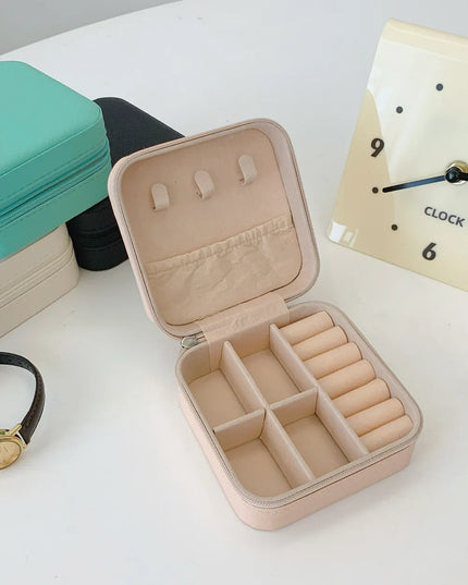 PU Leather Square Jewelry Box