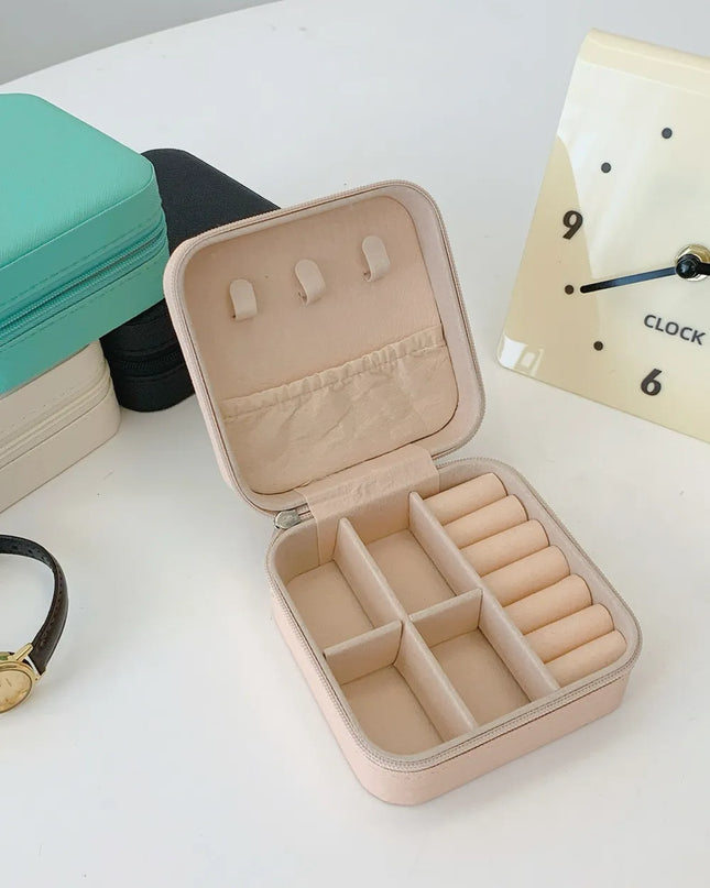 PU Leather Square Jewelry Box