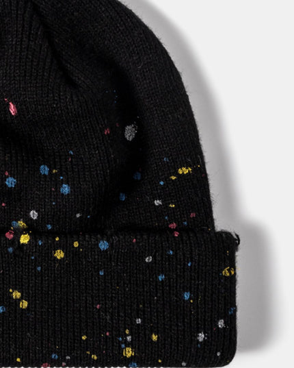 Confetti Rib-Knit Cuff Beanie