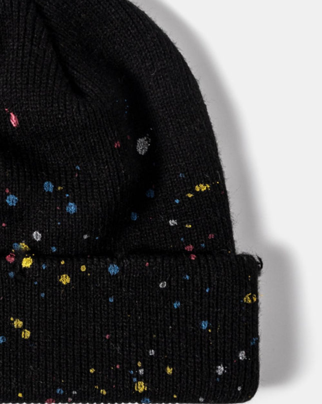 Confetti Rib-Knit Cuff Beanie