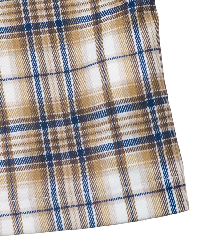 Number 87 Plaid Long Sleeve Blazer