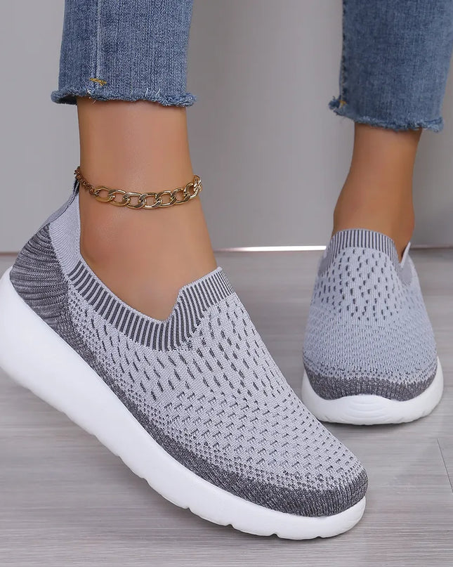 Breathable Round Toe Mesh Slip-On 
