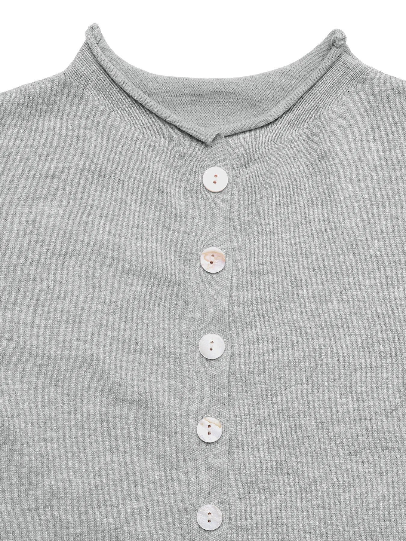 Button-Front Long Sleeve Cardigan