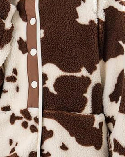 Pocketed Half Snap Sherpa Jacket