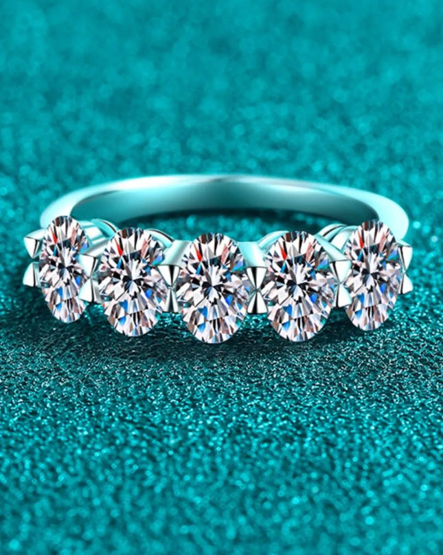 2.5 Carat Moissanite 925 Sterling Silver Ring 