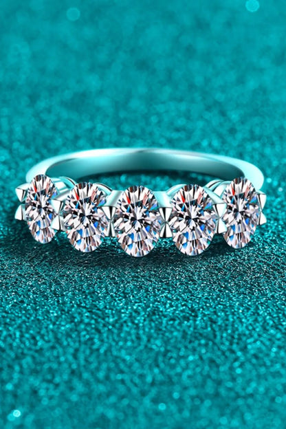 2.5 Carat Moissanite 925 Sterling Silver Ring 