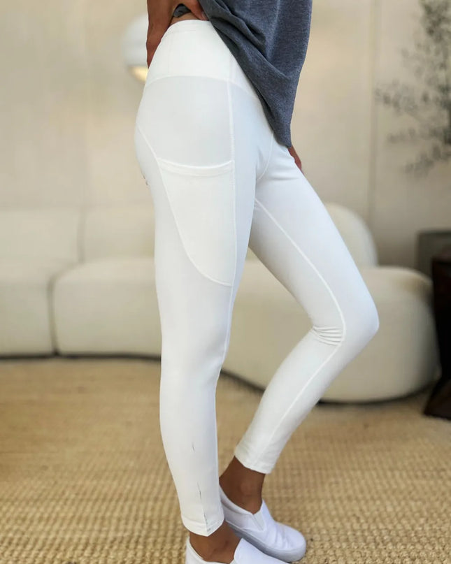 Wide Waistband Sports Leggings 