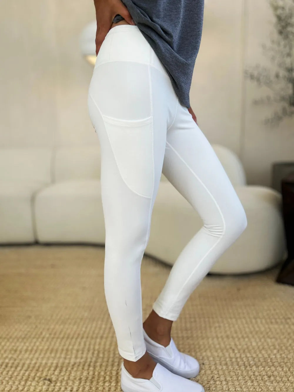 Wide Waistband Sports Leggings 