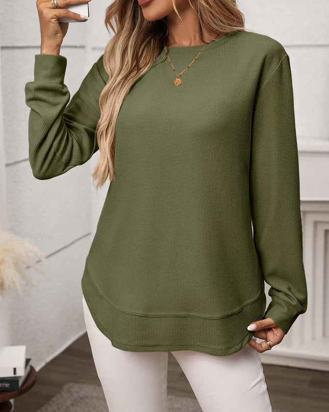Long Sleeve Round Neck T-Shirt