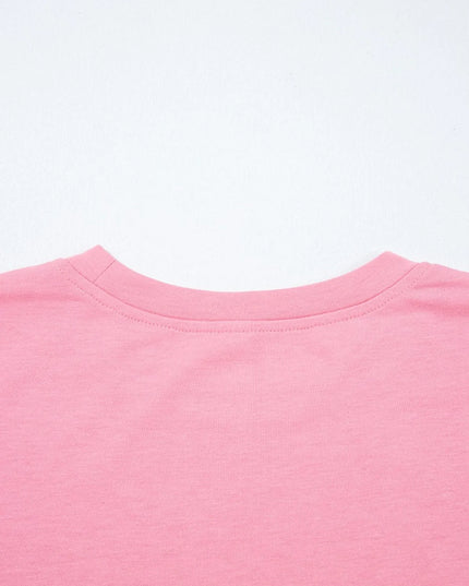 Lace Detail Flounce Sleeve Sweatshirt