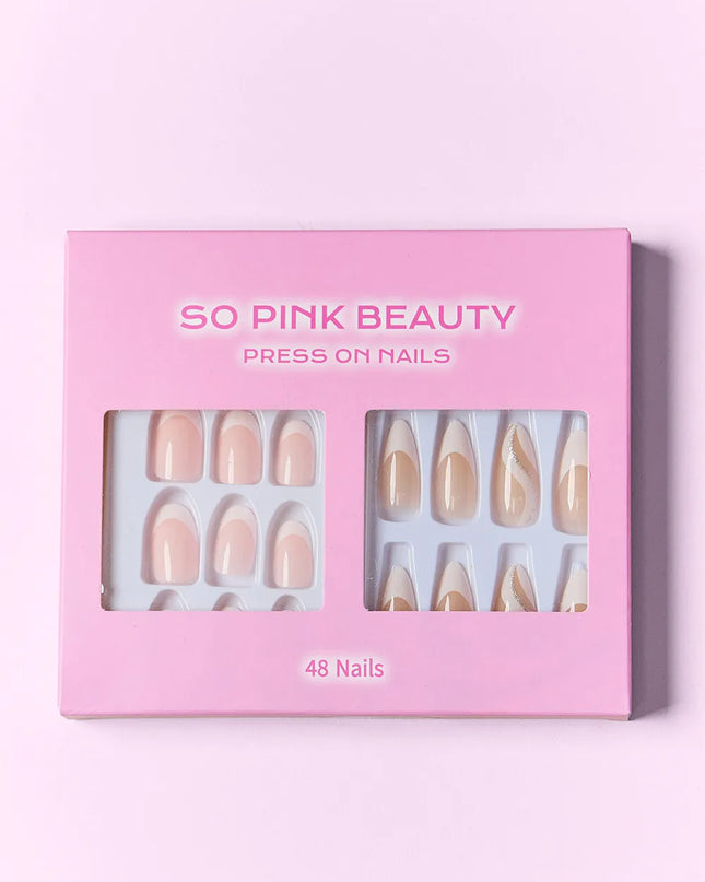 SO PINK BEAUTY Press On Nails 2 Packs