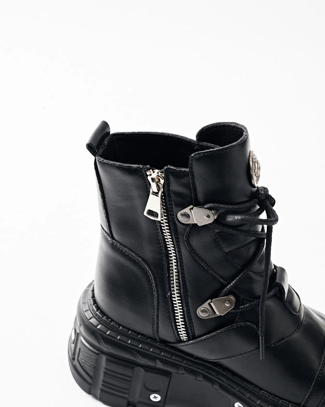 Lace Up Platform Boots