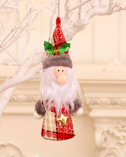 Assorted 2-Piece Christmas Doll Hanging Widgets Style A One Size